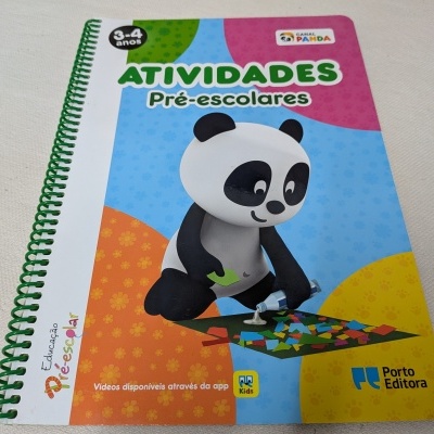 Atividades Pré-escolares Panda - 3-4 anos