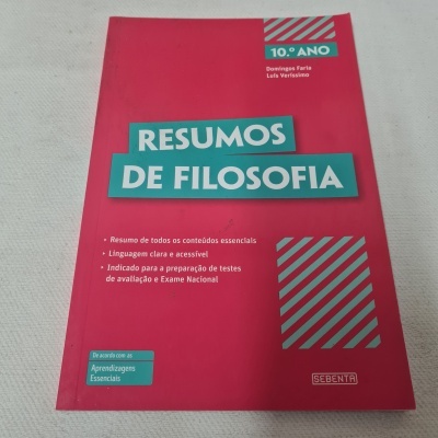 Resumos de Filosofia 10.º Ano