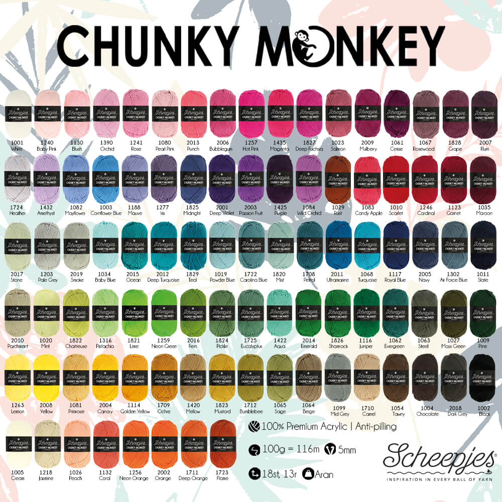 CHUNKY MONKEY 1827 DEEP FUCHSIA