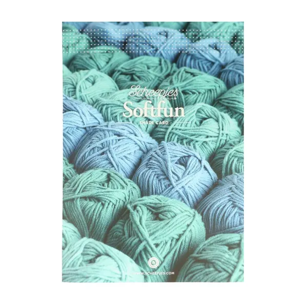 Cartão de amostra de cores fio softfun