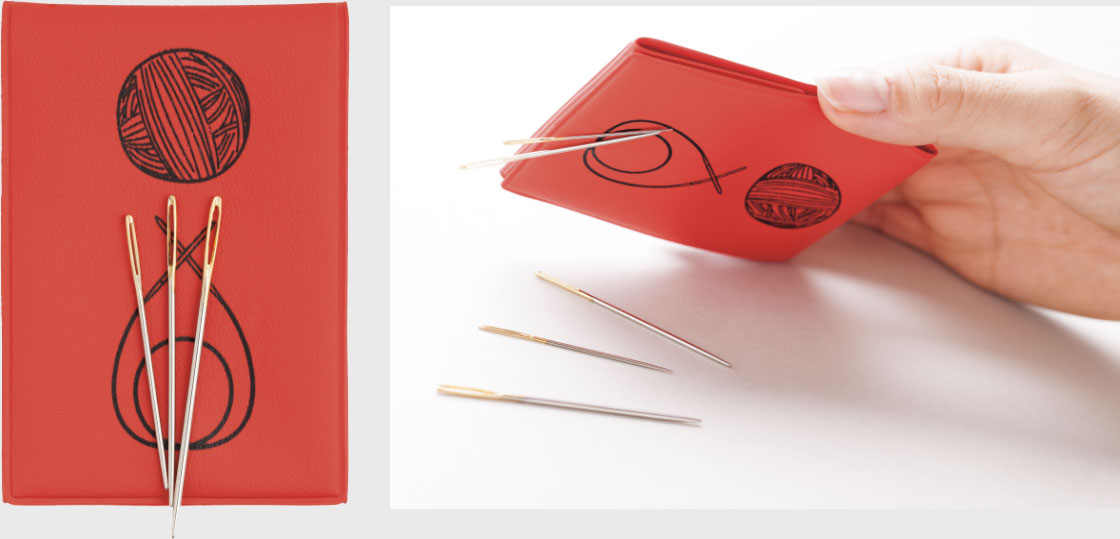 Agulha de tapeçaria tulip sem ponta - fina "red"