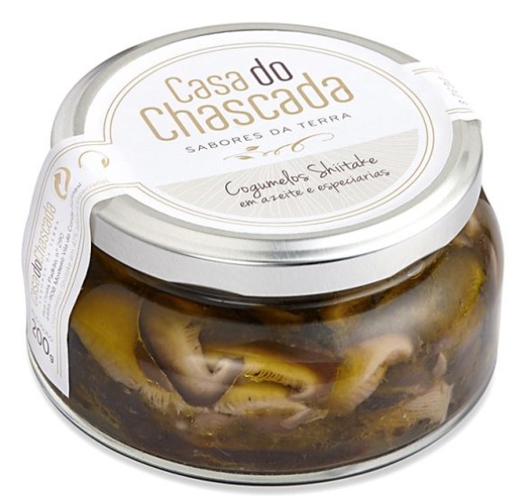 Cogumelos Shiitake em azeite e especiarias