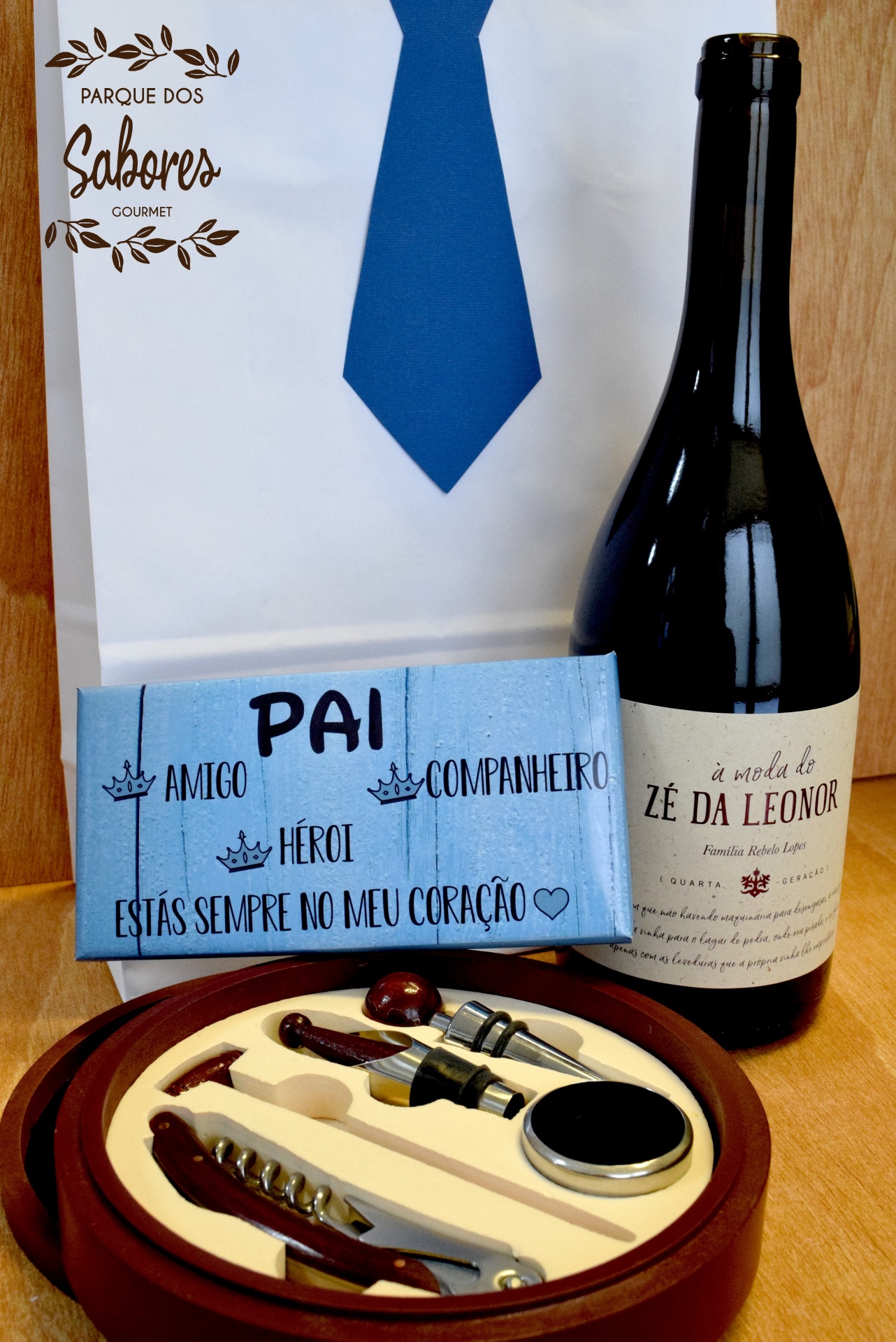 Conjunto "Pai estás sempre no meu coração"