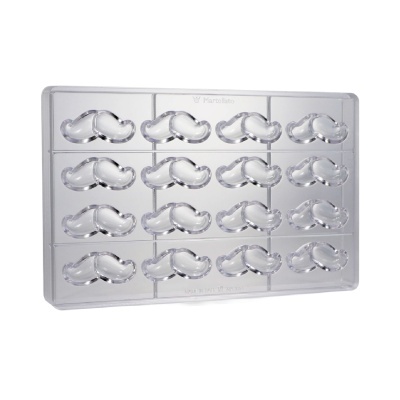 Molde Policarbonato Bigode 16 Peças