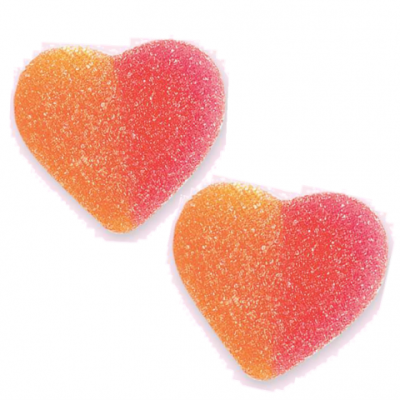 Gomas Fini Corações Pêssego C/1KG