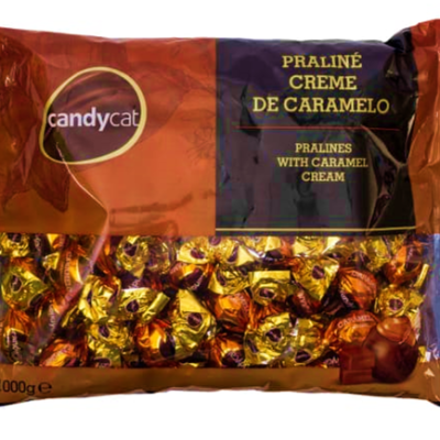 Candycat Bombons Praliné Creme Sabor Caramelo 1 KG