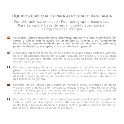 DEKORA Corante Alimentar Especial Aerógrafo Rosa 190 ml