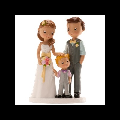 Dekora - NOIVOS "COM MENIN0" 16 CM