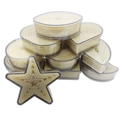 Conjunto Cortadores ABS - Estrela - 5 Unid.