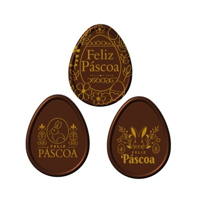 Chocolate Negro Feliz Pascoa 54 und. -