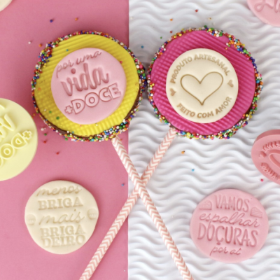 Kit Carimbos Frases Doces (5cm)