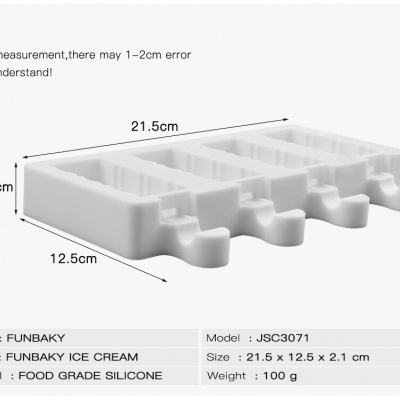 Molde Silicone Mini Gelados und.