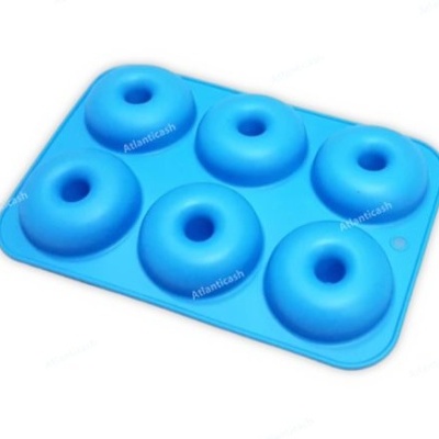 Molde de Silicone para Donuts - 6 Cavidades