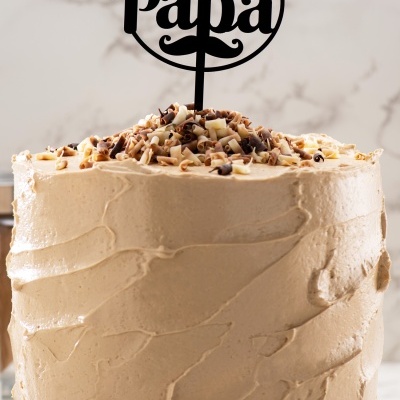 Topper Felicidades Papa ( Pack1 / Pack6)