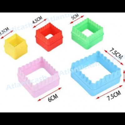 Cortadores com Corte Duplo Ondulado ou Liso - 5 Unid.