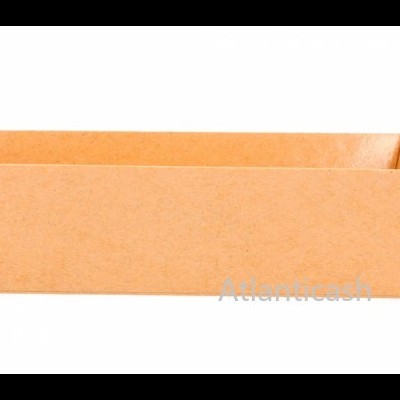 Caixa TRAVESSAS  14x13x3,5 CM KRAFT c/ Tampa ( Pack de 5 und.)