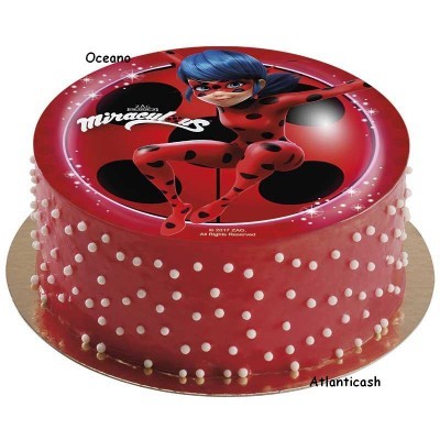 Hóstia redonda LADYBUG 20 CM ( 2 )