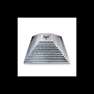 Base Prateado  Quadrada 45x45  cm x1,2 cm  und.