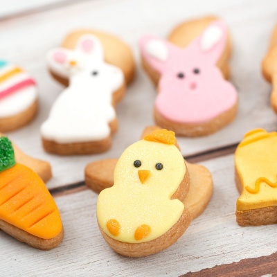 Mini cortador de páscoa - 6 Unid.