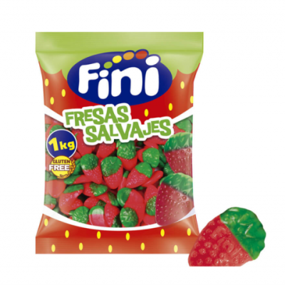 Gomas Fini Morangos Selvagens C/1KG