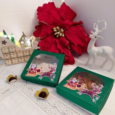 Caixa Pai Natal - PACK - 5 Caixas