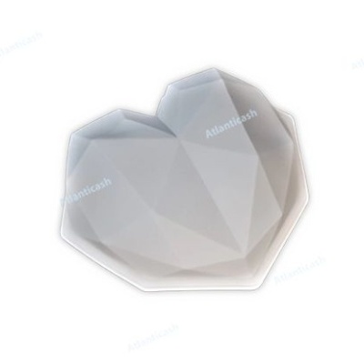 Molde em Silicone Coração - Atlanticash