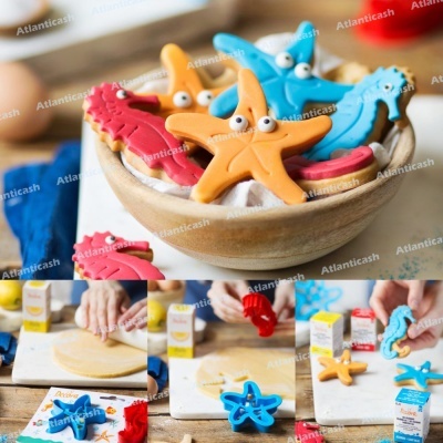 2 Cortadores Animais Marinhos