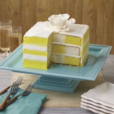 Conjunto de Formas de Bolo em Xadrez (Quadrada)