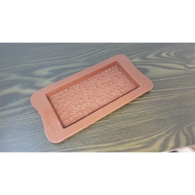 Molde de silicone -  barra de chocolate Grão de Café - Und.