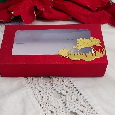 Caixa Natal ( Bolas) - Pack 5 und.