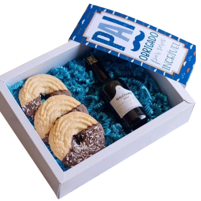 Caixa Cartolina c/ tampa Dia do Pai | und