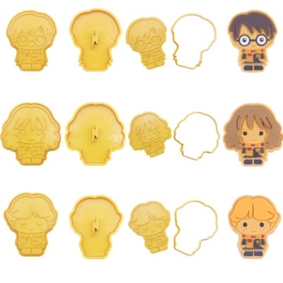 conj. 3 cortantes personagens Harry potter