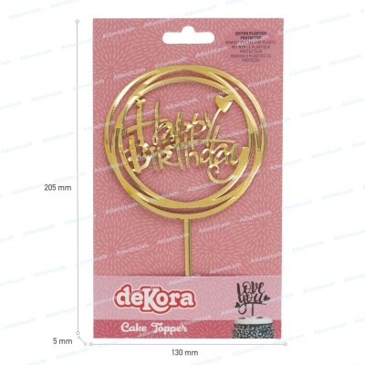 Topper - Happy Birthday PVC und.