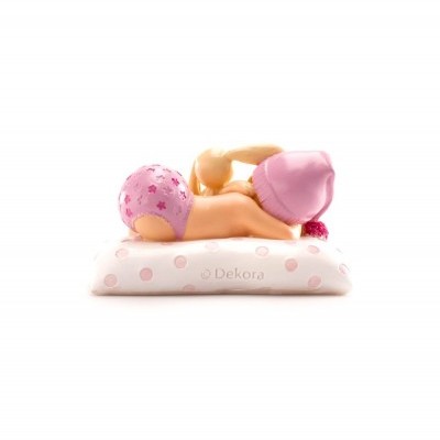 Menina batizado c/ursinho 10cm