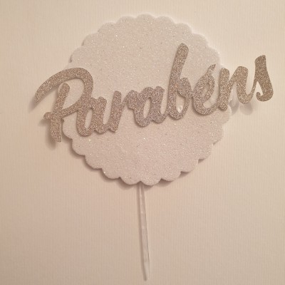 Topper - Parabéns - 1 unidades  -