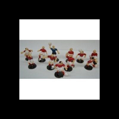 Bonecos  " Jogadores 11 und.  ( vermelhos) "