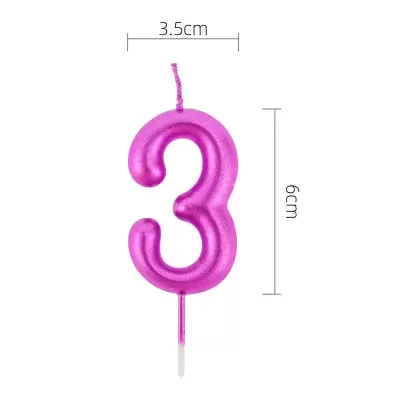 Velas Cor Roxa (1 unid. / 5 unid.)