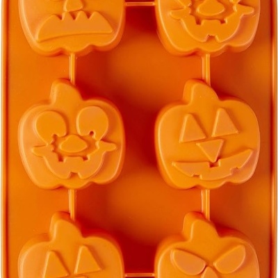 Forma em Silicone com Formato de Abóboras