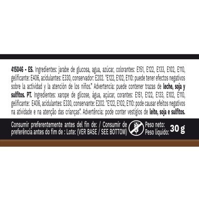 Dekora Corante Em Pasta Preto 30gr