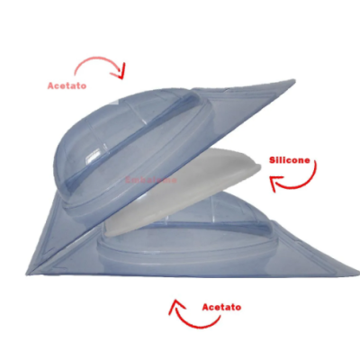 Molde 3 Partes - Ovo Liso Casca Fina 350gr - BWB