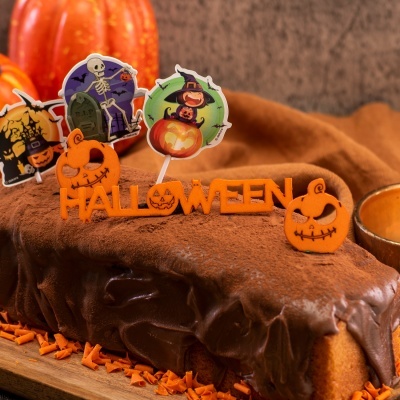 TOPPER  Halloween 8 modelos ( Pack 8 / Pack 48)