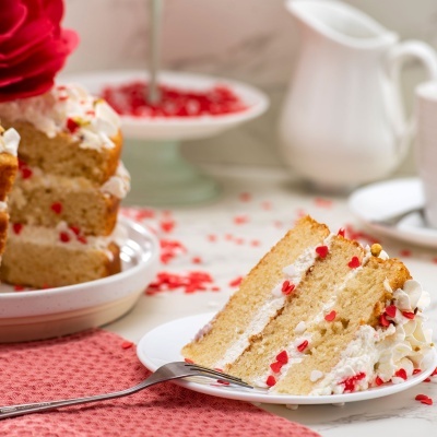 Confeti de Corações Vermelho e Branco 100gr.