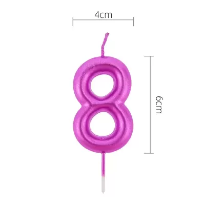 Velas Cor Roxa (1 unid. / 5 unid.)