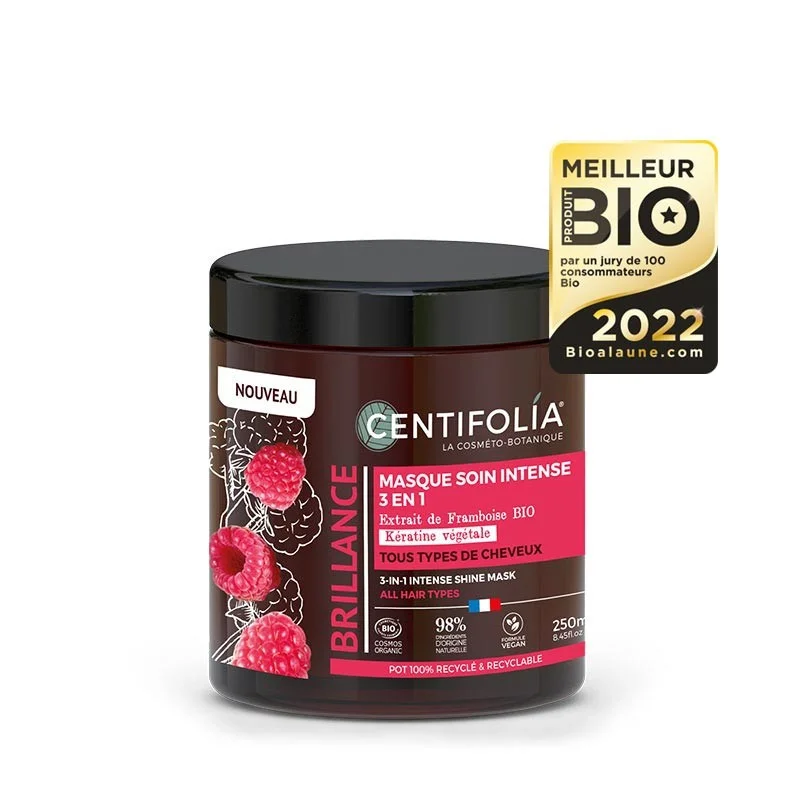 Máscara Capilar Brilho Intenso 250ml - Centifolia Máscara Capilar Brilho Intenso 250ml - Centifolia
