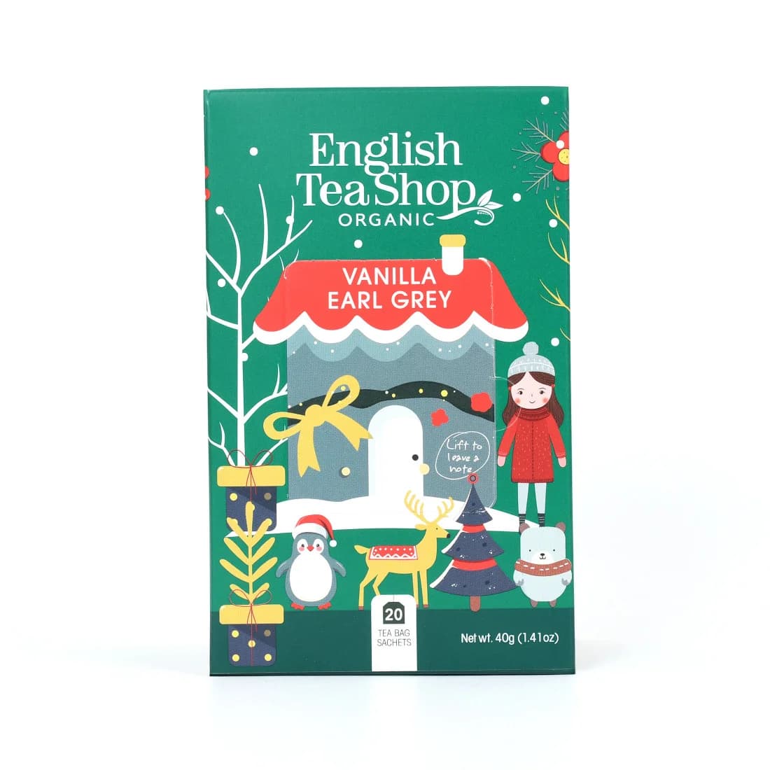 Vanilla Earl Grey Chá Natal com dedicatória 20 Saquetas - English Tea Shop Vanilla Earl Grey Chá Natal com dedicatória 20 Saquetas - English Tea Shop