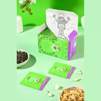 Chá Verde & Jasmim x 20 saquetas - The English Tea Shop Chá Verde & Jasmim x 20 saquetas - The English Tea Shop