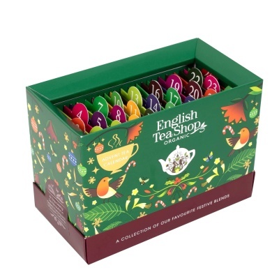 Calendário Advento Verde 25 Saquetas Chá Bio - English Tea Shop