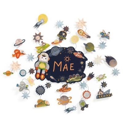 Quadro Reutilizável e Autocolantes Nas Estrelas - Djeco Arts & Crafts