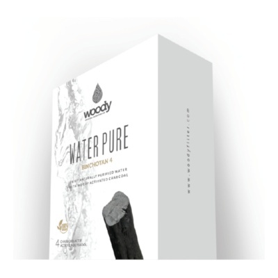 Filtro de Carvão Ativo Purificador de Água (4 filtros) - Woody