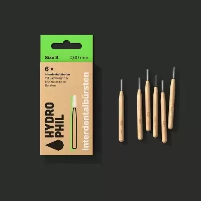 Escovilhões Interdentários Tamanho 3 (0.60 mm) – Hydrophil